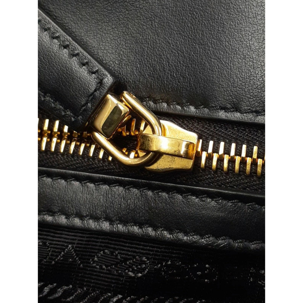 Prada Symbol Topstitch Leather Bag - Picture 8 of 9